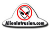 AlienIntrusion.com sticker