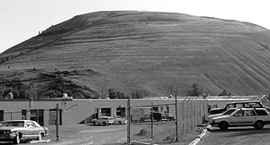 Multiple shorelines of ancient Glacial Lake Missoula