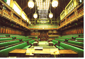 British House of Commons in London