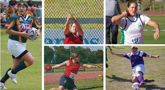 Deborah won Australian Championship gold medals in various underage categories of the Hammer and Shot Put.