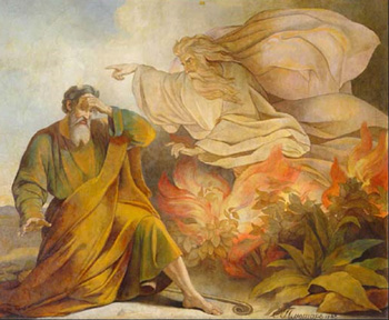 God Appears to Moses in Burning Bush