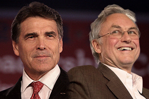 Richard Dawkins calls Governor Rick Perry a fool for saying evolution has gaps in it.