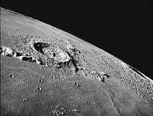 This crater is evidence for a small impact on our Moon.