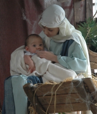 Mary and baby Jesus