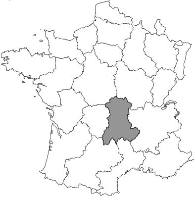 Figure 4. The Auvergne Region of France was a prominent field area for early naturalists, thanks to its volcanic terrane and eroded river valleys.