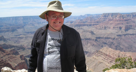 Prof Donald Prothero at the Grand Canyon