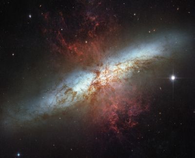 Messier-82 galaxy