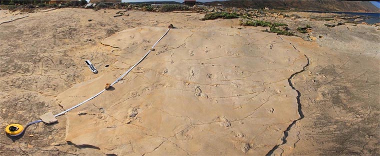 Trachilos-footprint-site