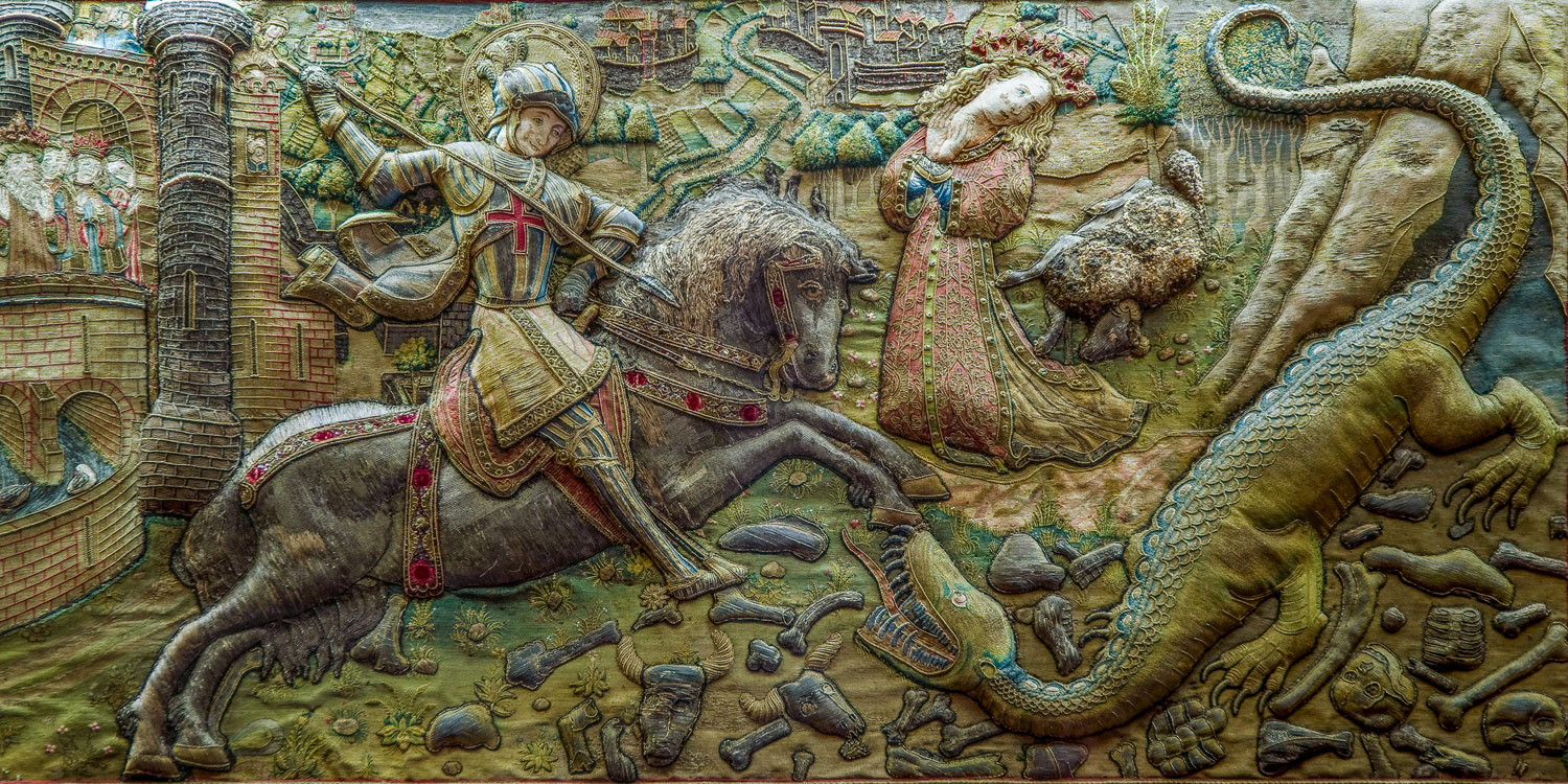 medieval dragon painting