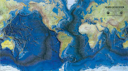 Bathymetric-map