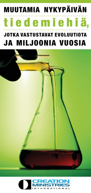 Muutamia nykypäivän tiedemiehiä, jotka vastustavat evoluutiota (Some modern-day scientists, Finnish)