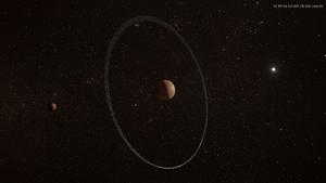 Rings around a trans-Neptunian object